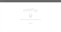 Desktop Screenshot of prodpod.net