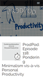 Mobile Screenshot of prodpod.net